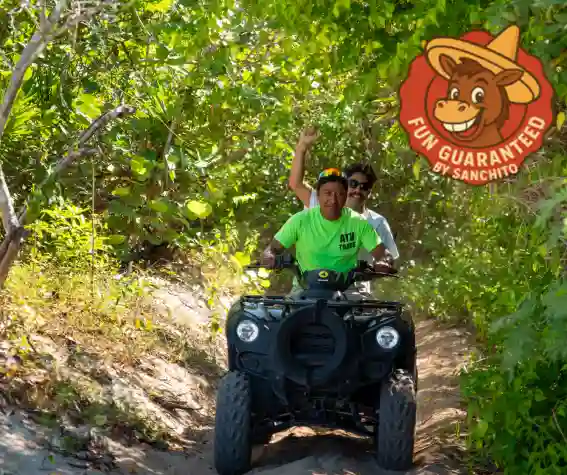 ATV ride with tour guide